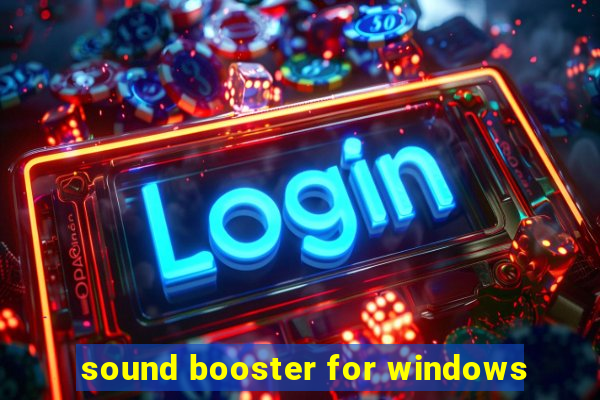 sound booster for windows